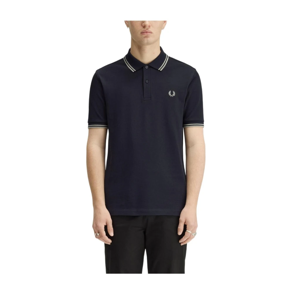 Fred Perry Men's Blue Polo Shirts - Polo Shirts - Xl - Tops