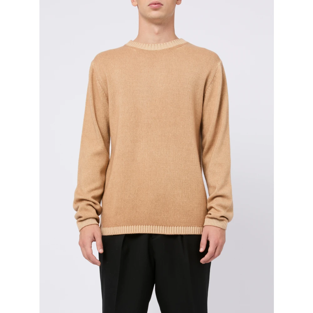 Daniele Fiesoli Beige Cashmere Sweater Aw24 Beige Heren