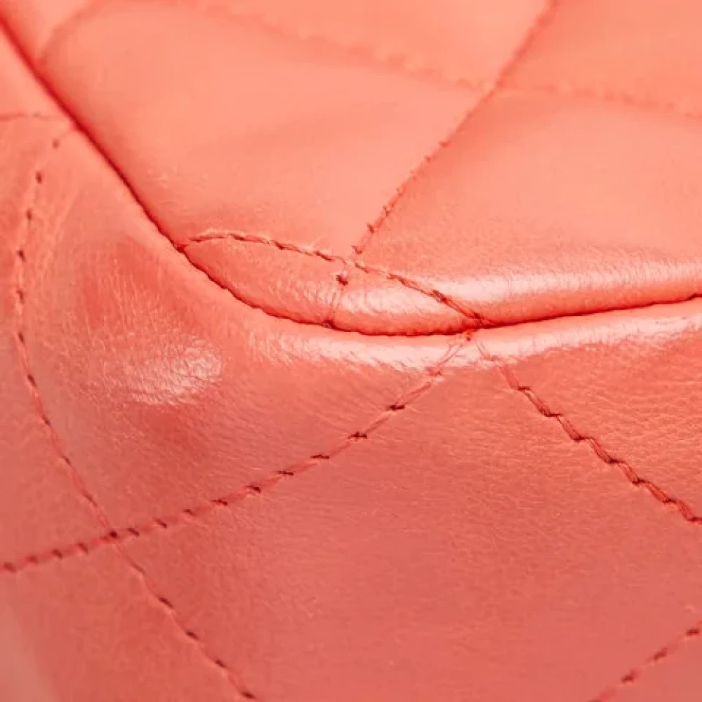 Chanel Vintage Pre-owned Leather chanel-bags Pink Dames
