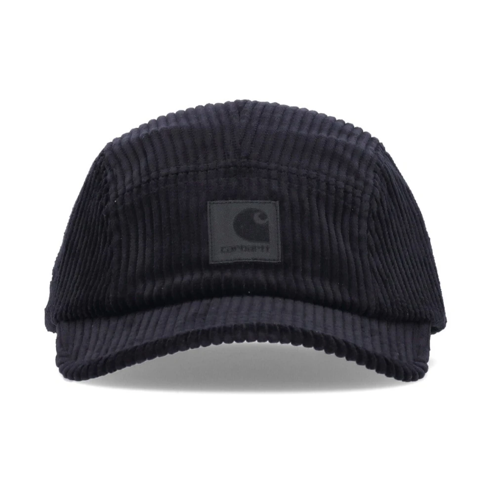 Carhartt WIP Zwarte gebogen klep camperpet Black Heren