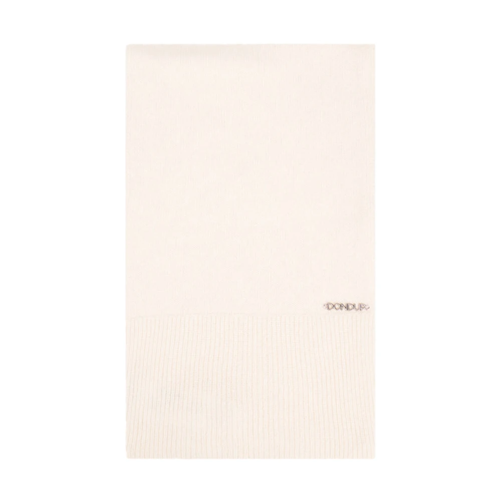 Dondup Vrouw Wit Accessoires Dames, One Size, Wol, Sjaal