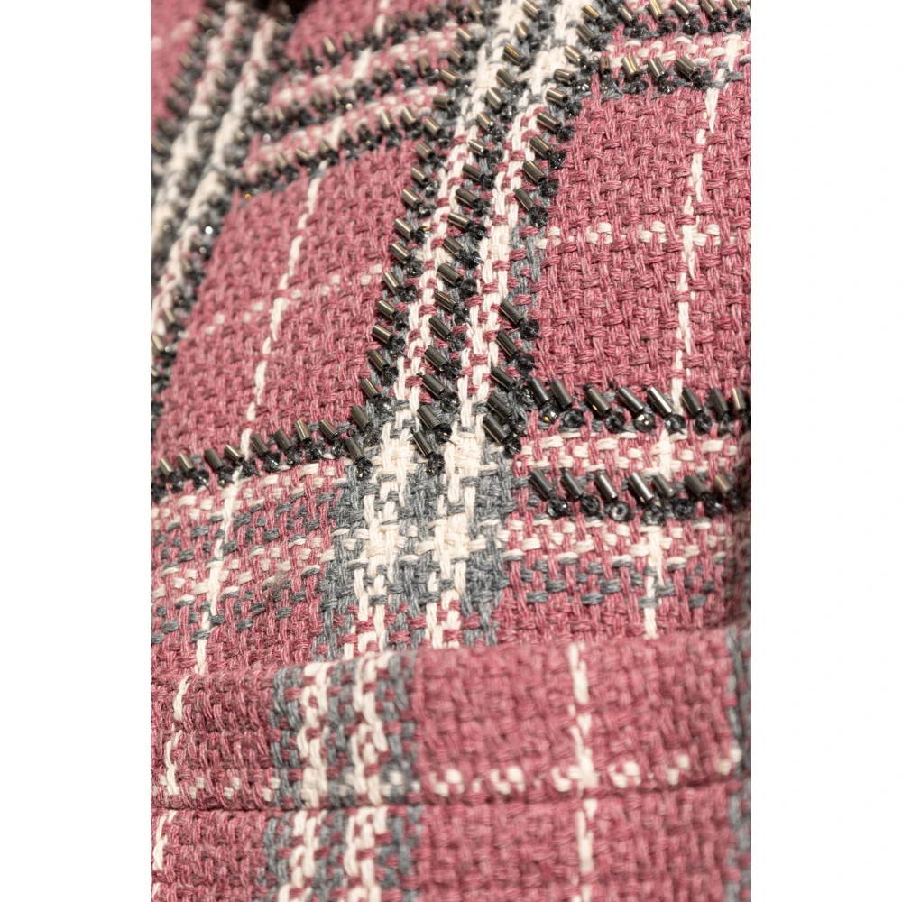 Golden Goose Geruit patroon overhemd Pink Heren