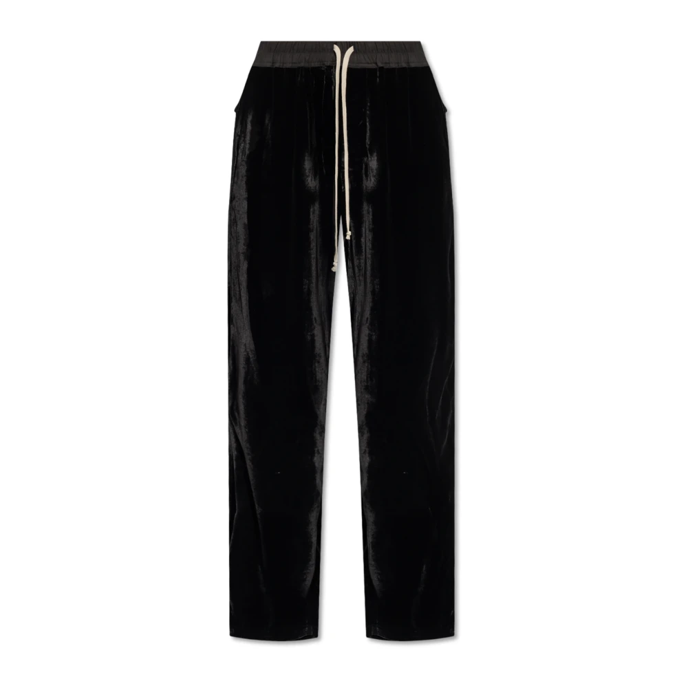 Rick Owens Dietrich Trekkoordbroek Black Dames