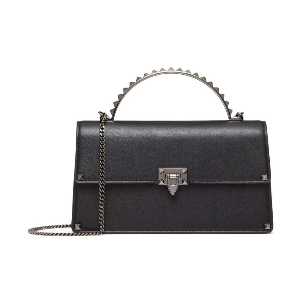 Valentino Garavani Mini Tas in Zwart Leer Black Dames