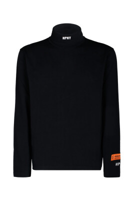 t-shirt-a-patch-logo-noir-avec-manches-longues