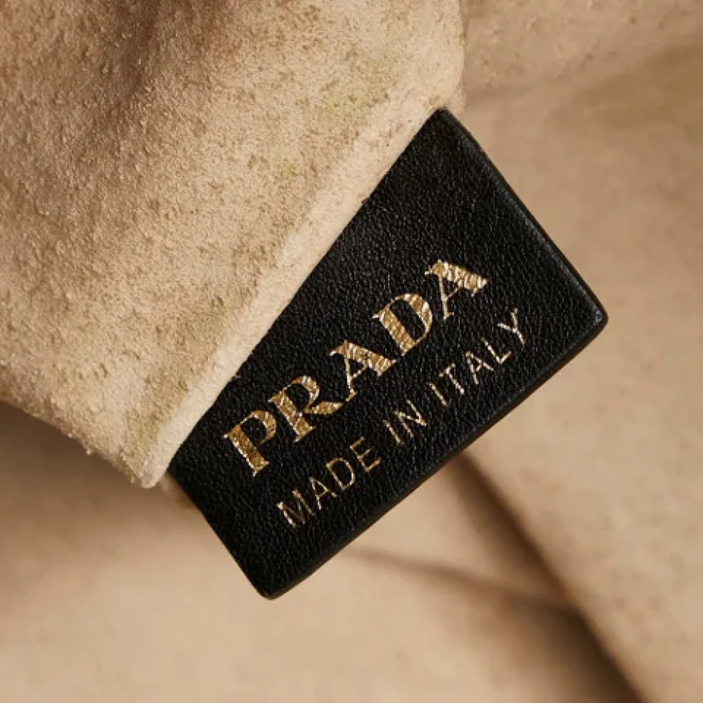 Prada Vintage Pre-owned Leather prada-bags Black Dames