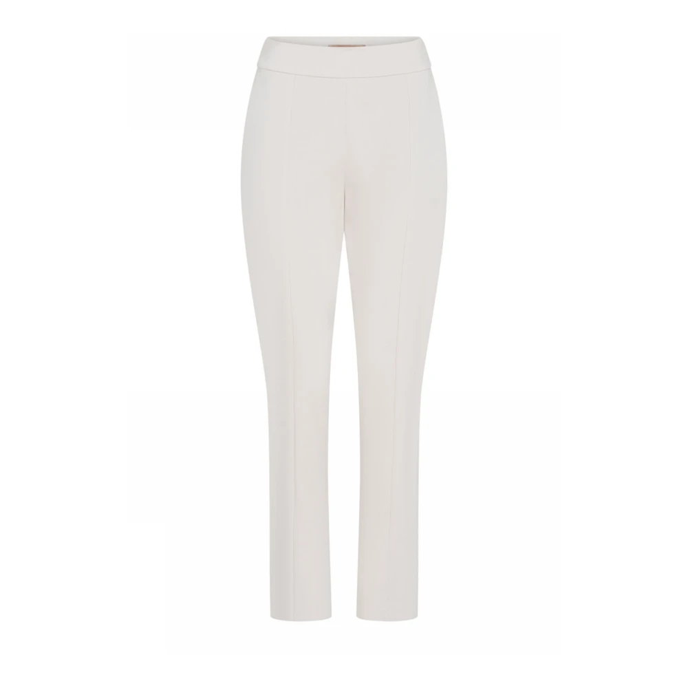 Gustav Slim-fit Trousers White Dames