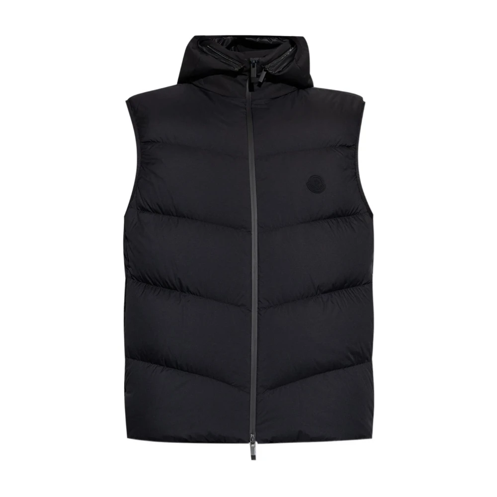 Moncler - Jackets > Vests - Black - Moncler - Modalova