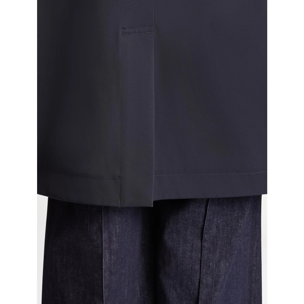 Fusalp Oriane Trench Coat Blue Dames