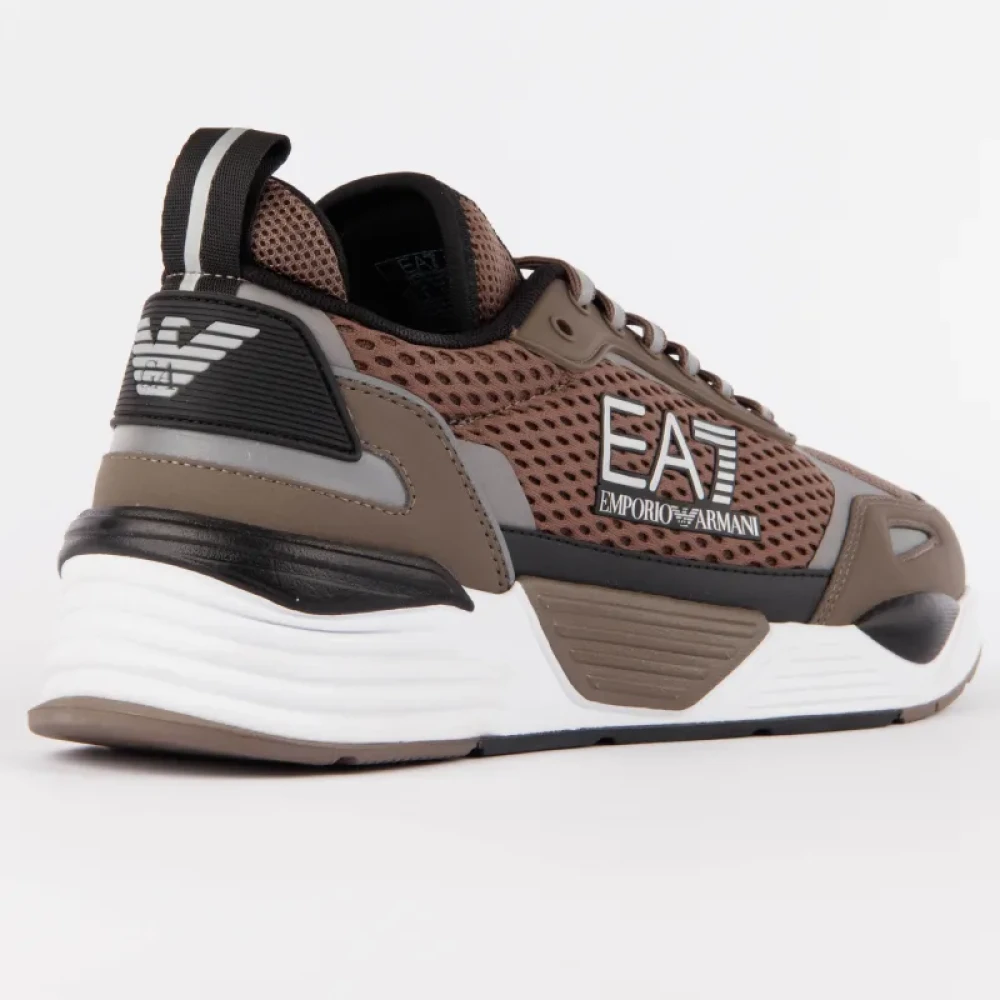 Emporio Armani Ea7 Uomo Marrone Scarpe, 41 Eu, New,