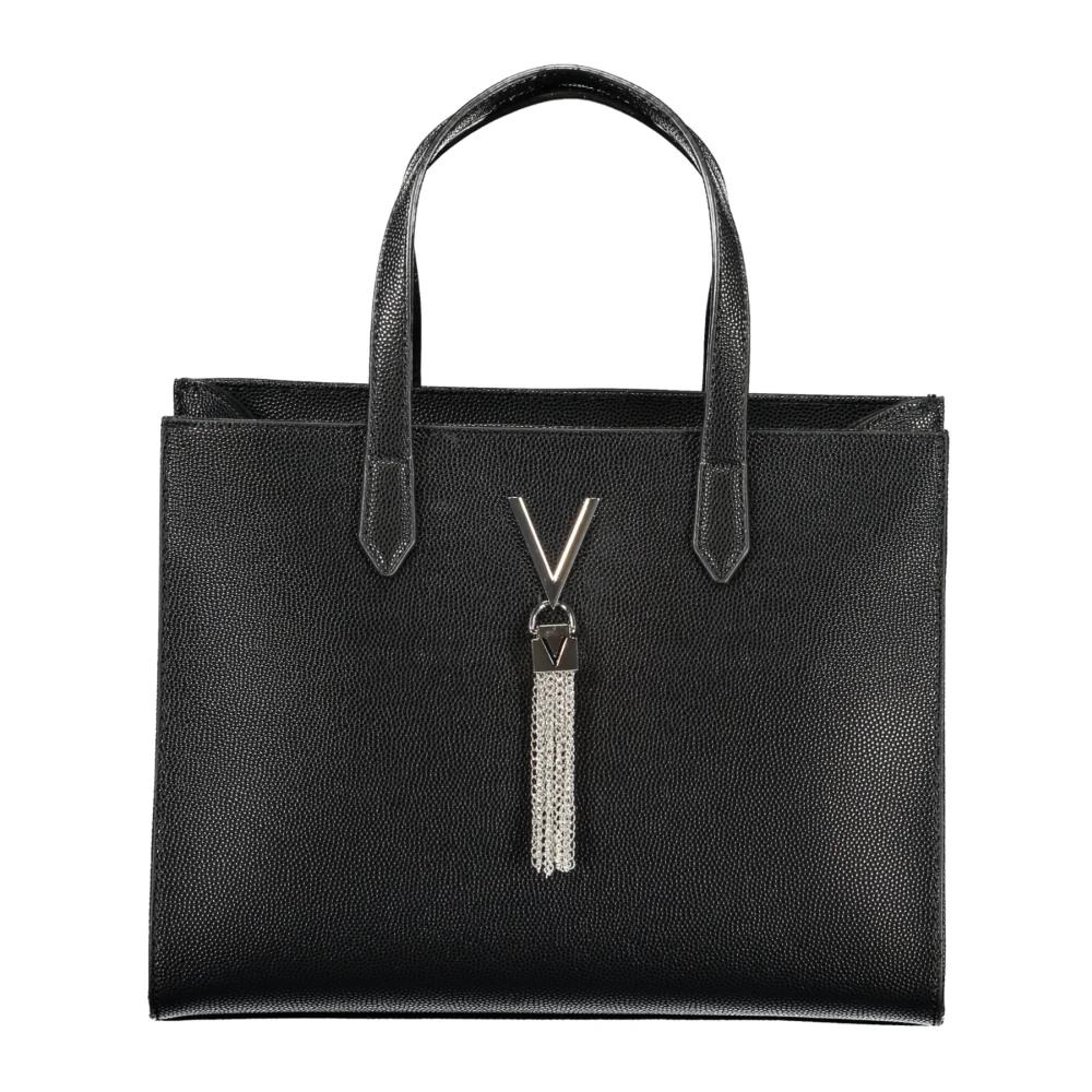 Valentino by Mario Valentino Svart damhandväska med justerbar rem Black, Dam