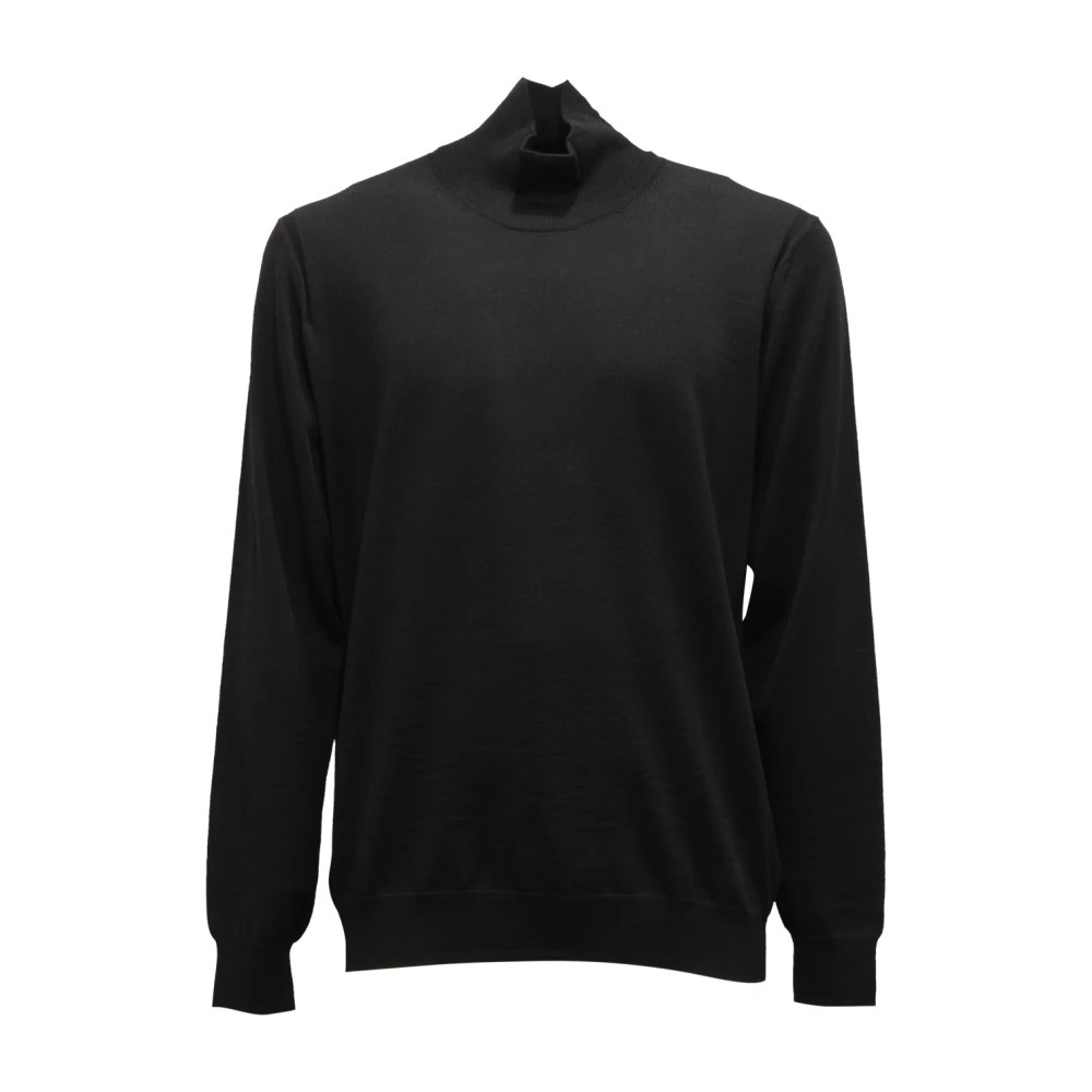 Paolo Pecora Men's Black Turtlenecks, Xl, Maglione Lupetto Jumper