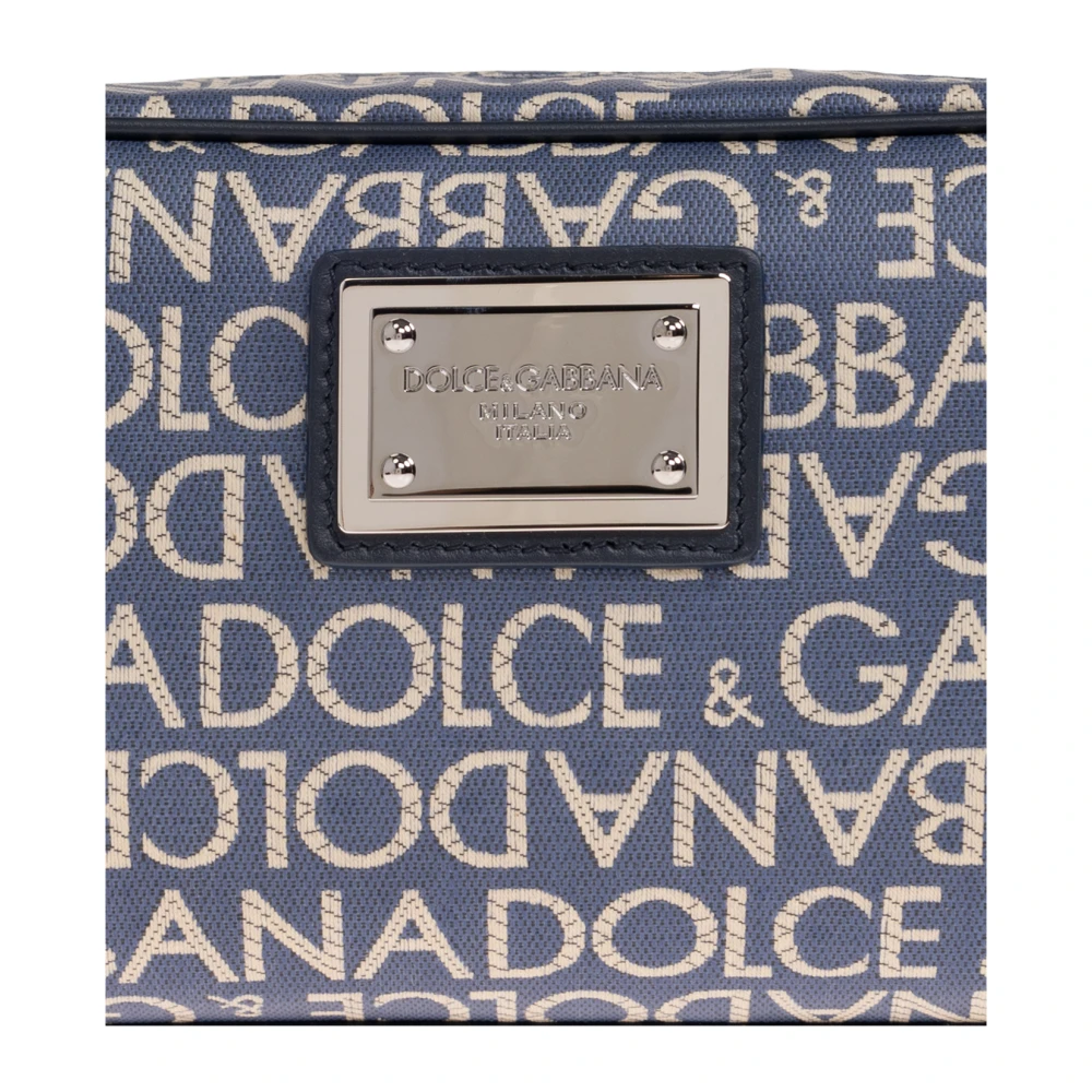 Dolce & Gabbana Waszak met logo Blue Heren