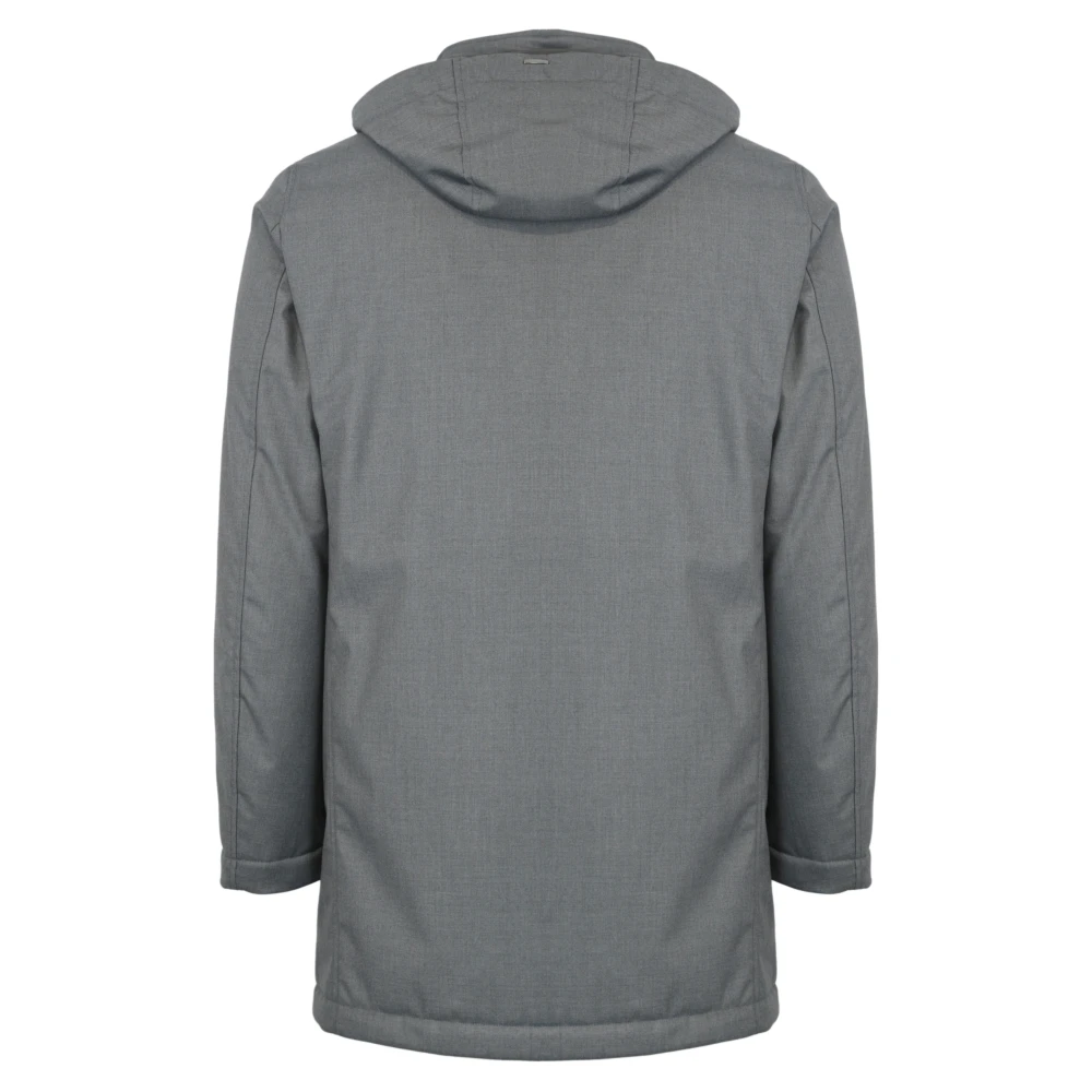 Herno Technical Fabric Jas Gray Heren