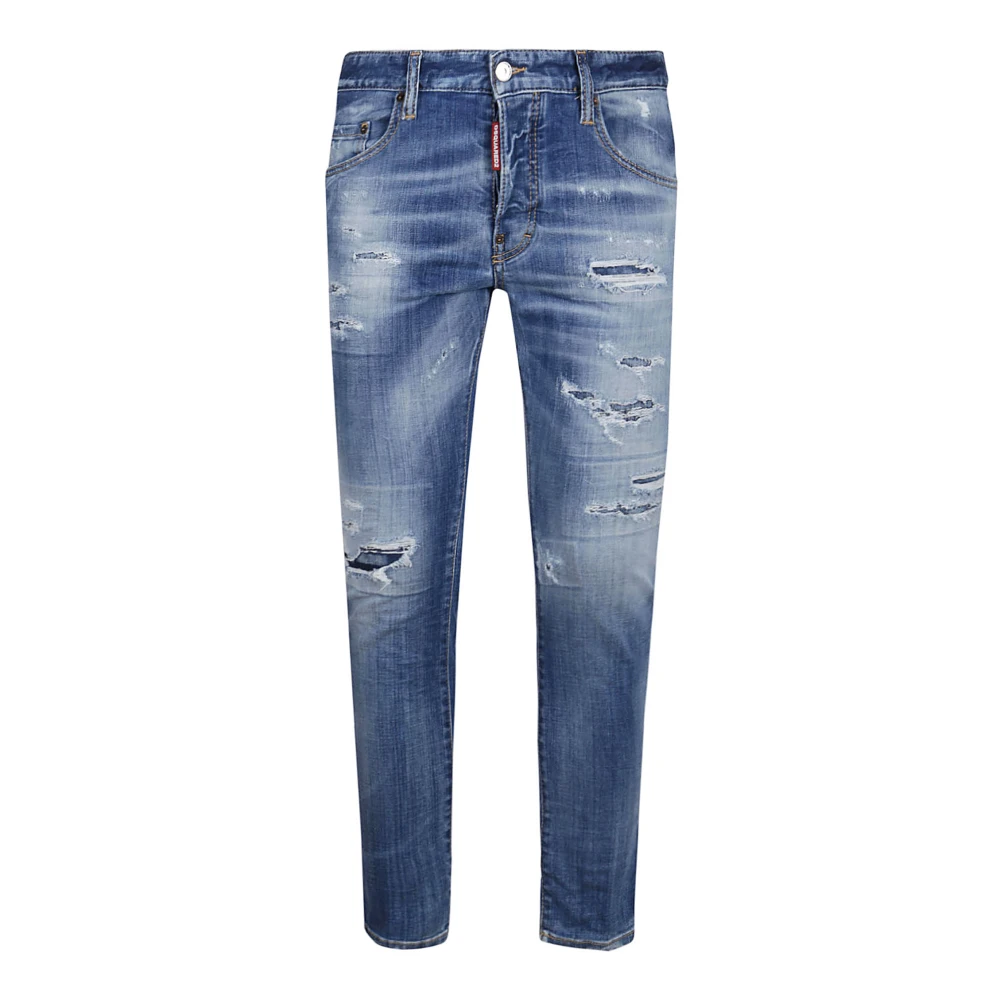 Dsquared2 Slimfit-jeans Blue Heren