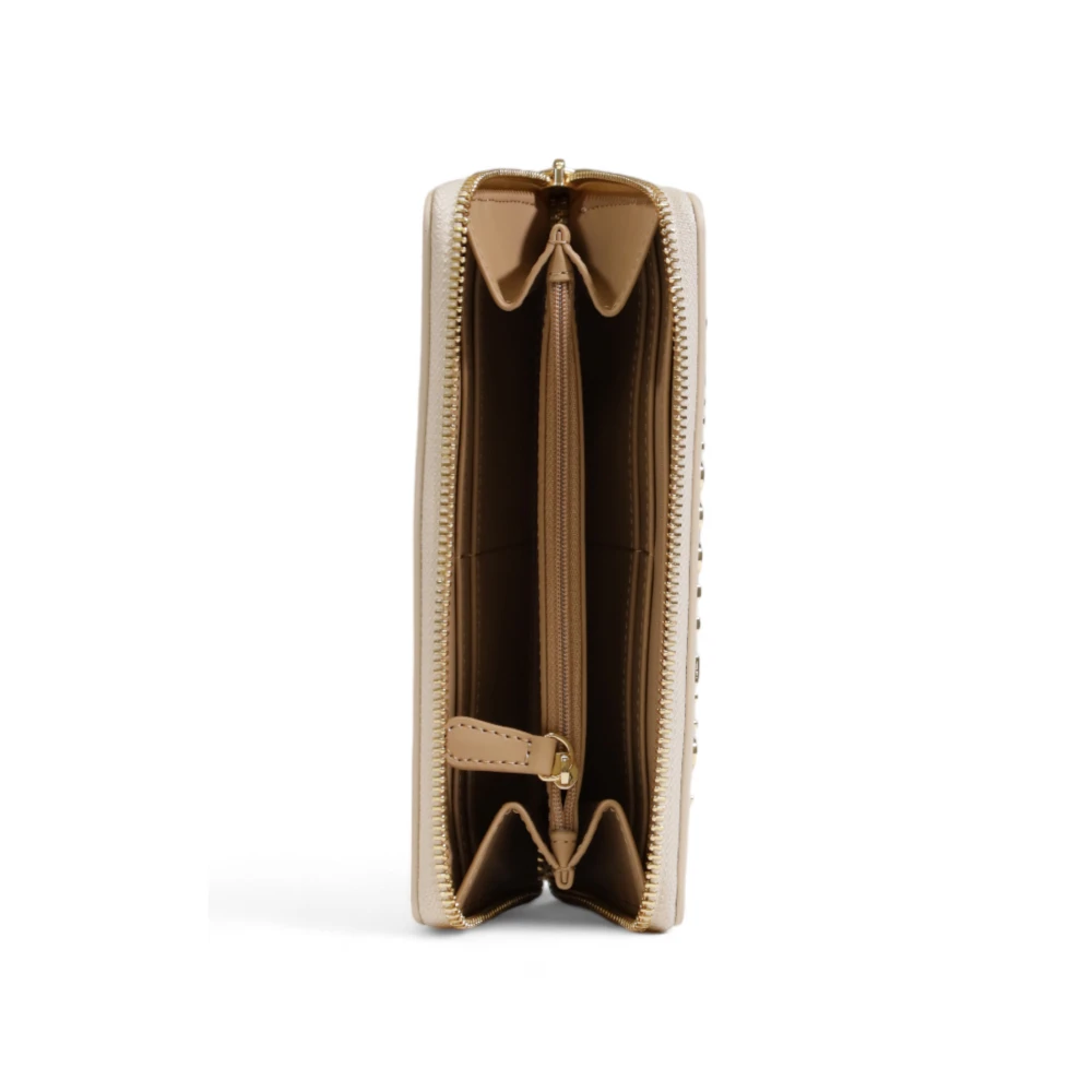 Love Moschino Stijlvolle Grote Portemonnee Dames Lente Zomer Beige Dames