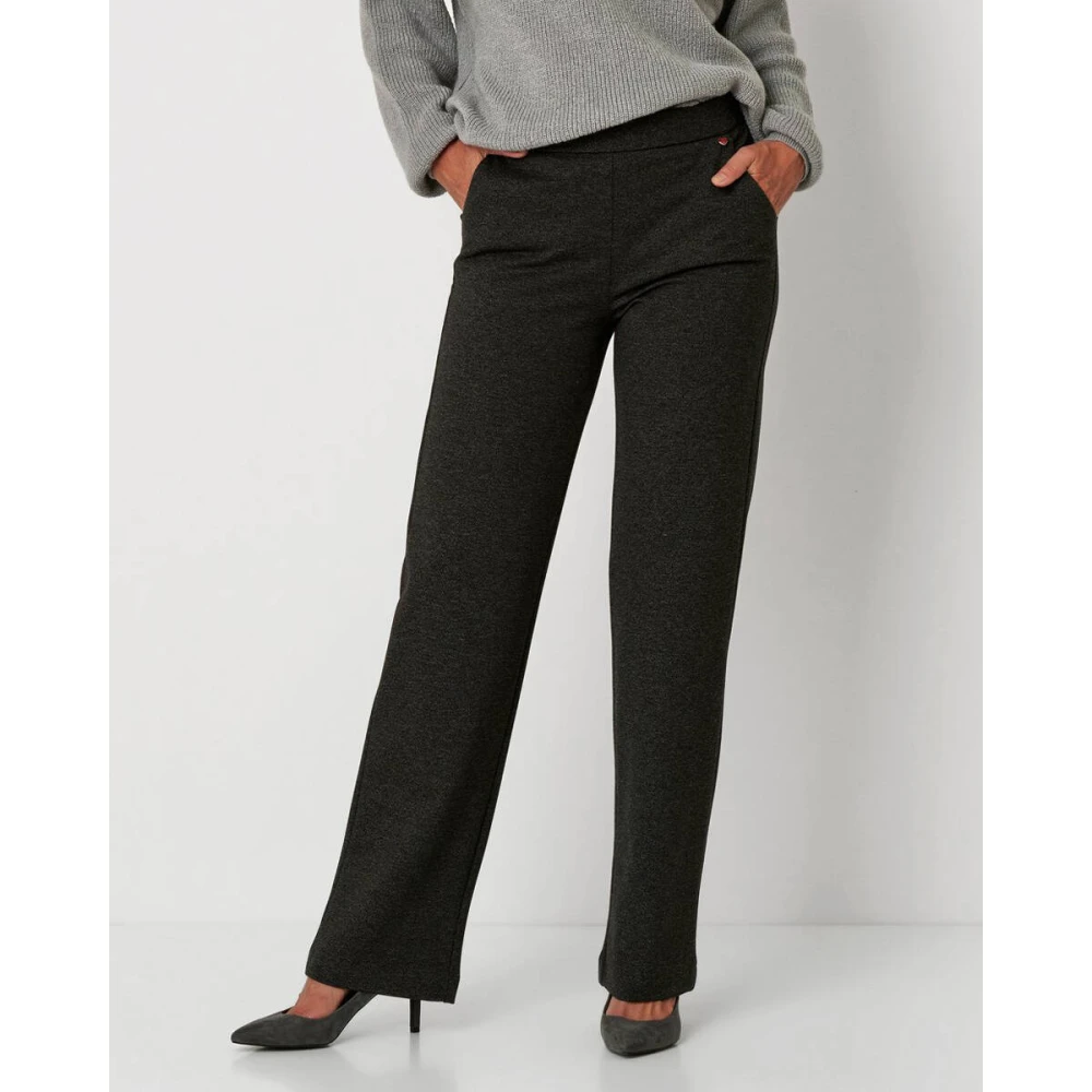 Toni Dress Scarlet Wide Leg Broek Black Dames