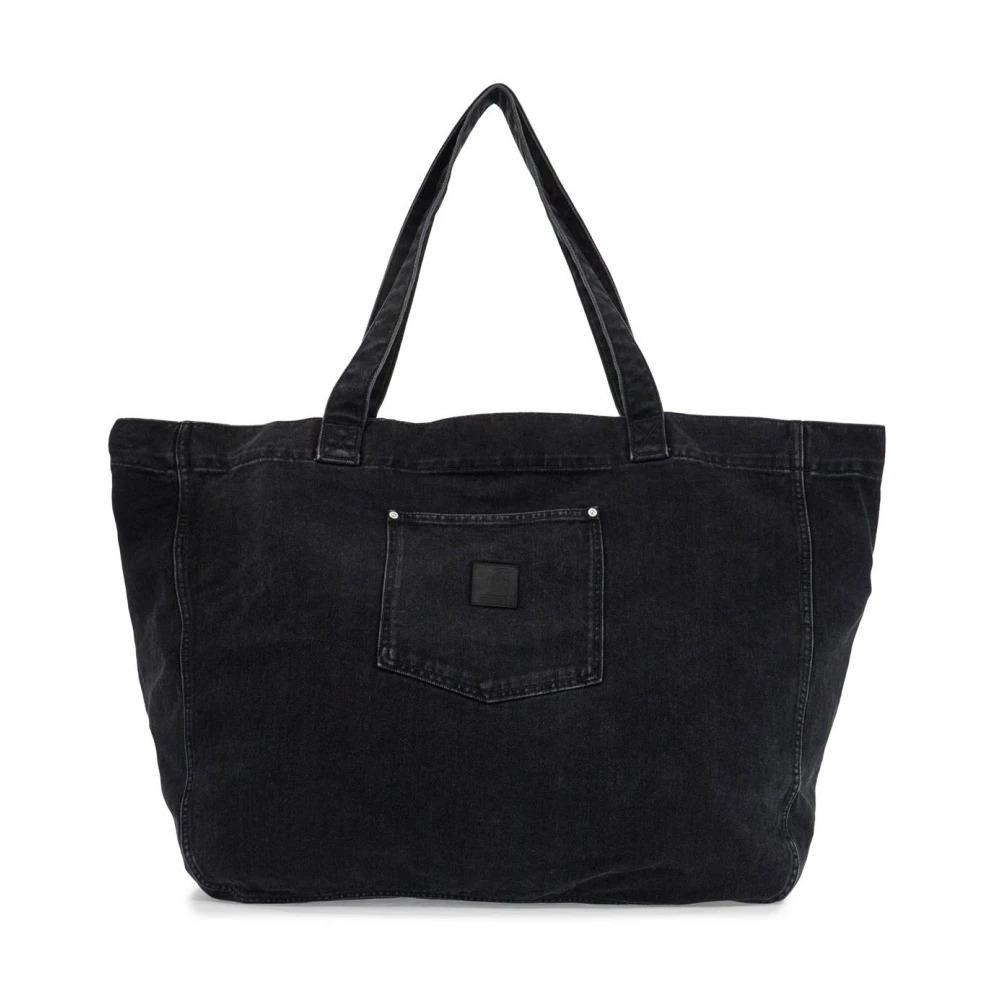 Carhartt WIP Denim Rivet Tote Tas Black Heren