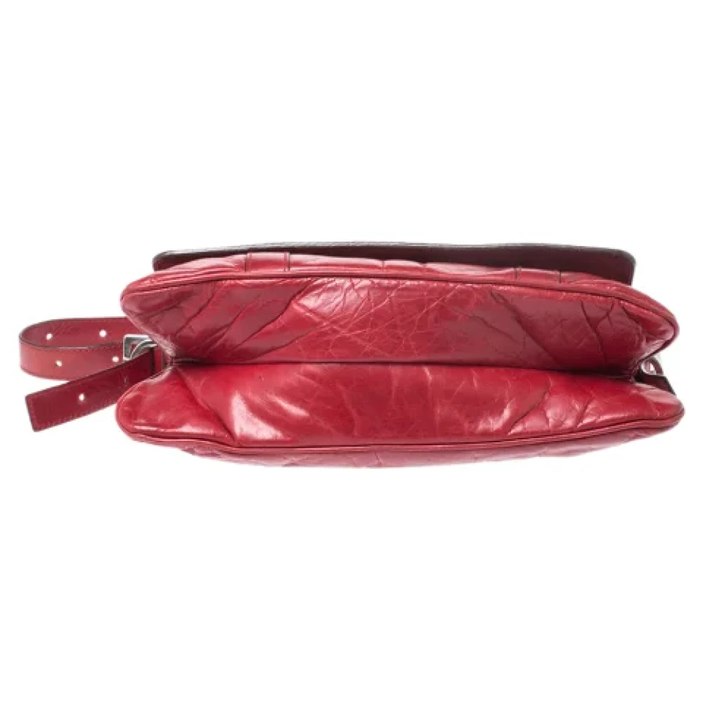 Givenchy Pre-owned Leather shoulder-bags Red Dames