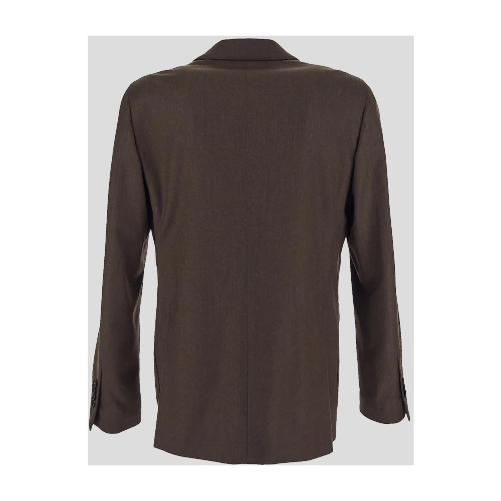 Lardini Wollen en Kasjmier Klassieke Jas Brown Heren
