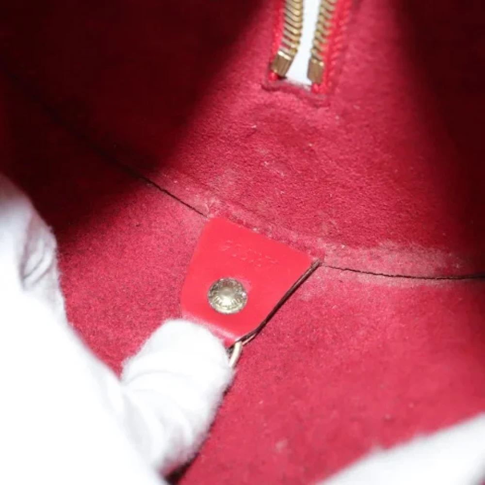 Louis Vuitton Vintage Pre-owned Leather handbags Red Dames