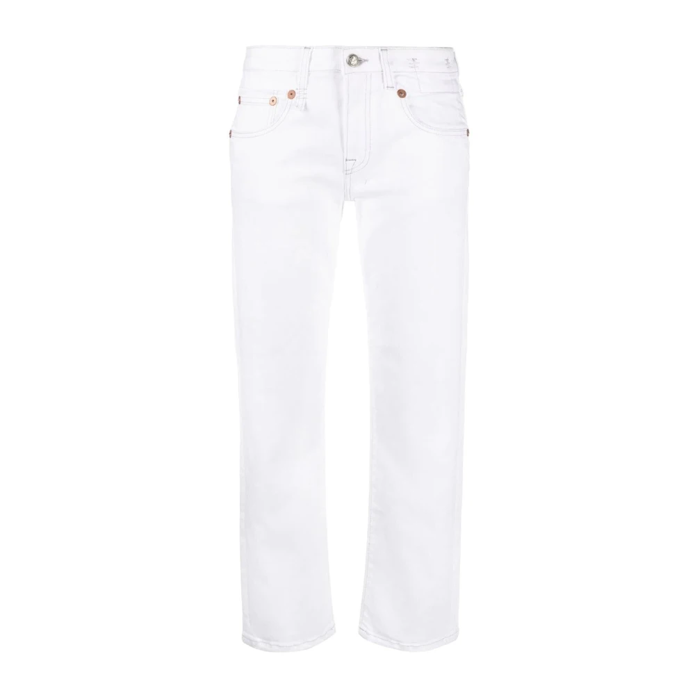 R13 Straight Jeans White Dames