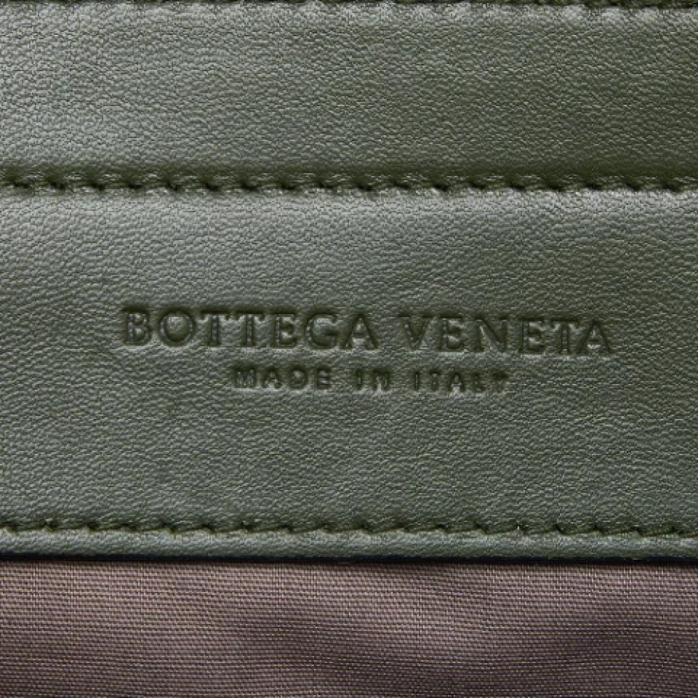 Bottega Veneta Vintage Pre-owned Leather pouches Green Heren