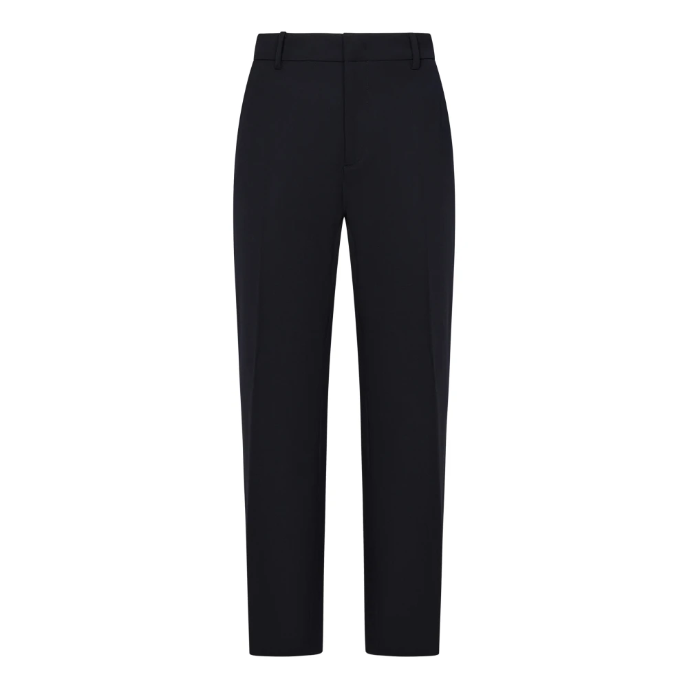 N21 Svart Stretch Ullblandade Korta Byxor Black, Dam