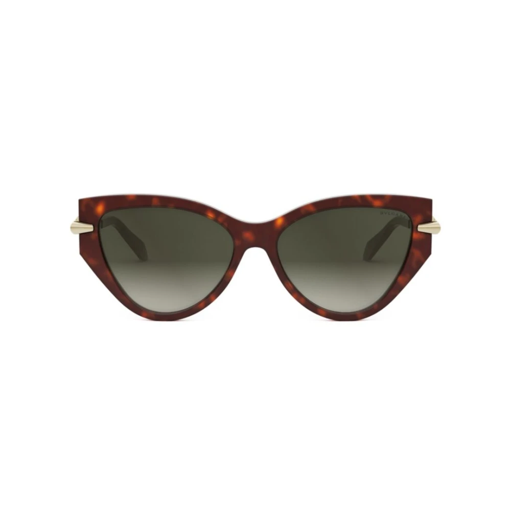 Bvlgari Brown Sunglasses, Unisex, 56 Mm, Serpenti Sunglasses