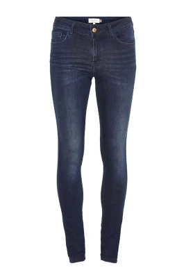 Slim-fit Mörk Denim Byxor Alice