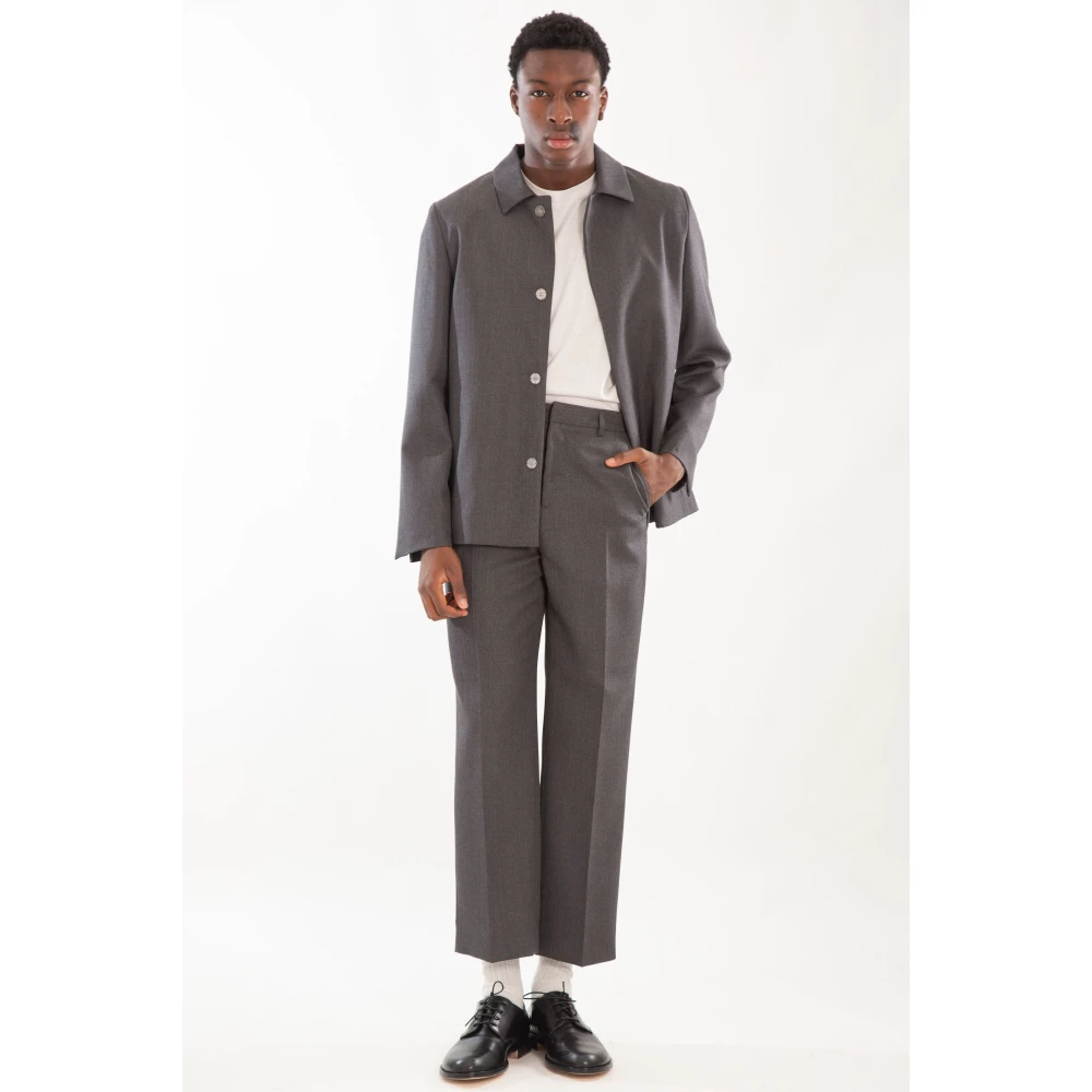 Costumein Boxy Fit Blazer in 002 Gray Heren