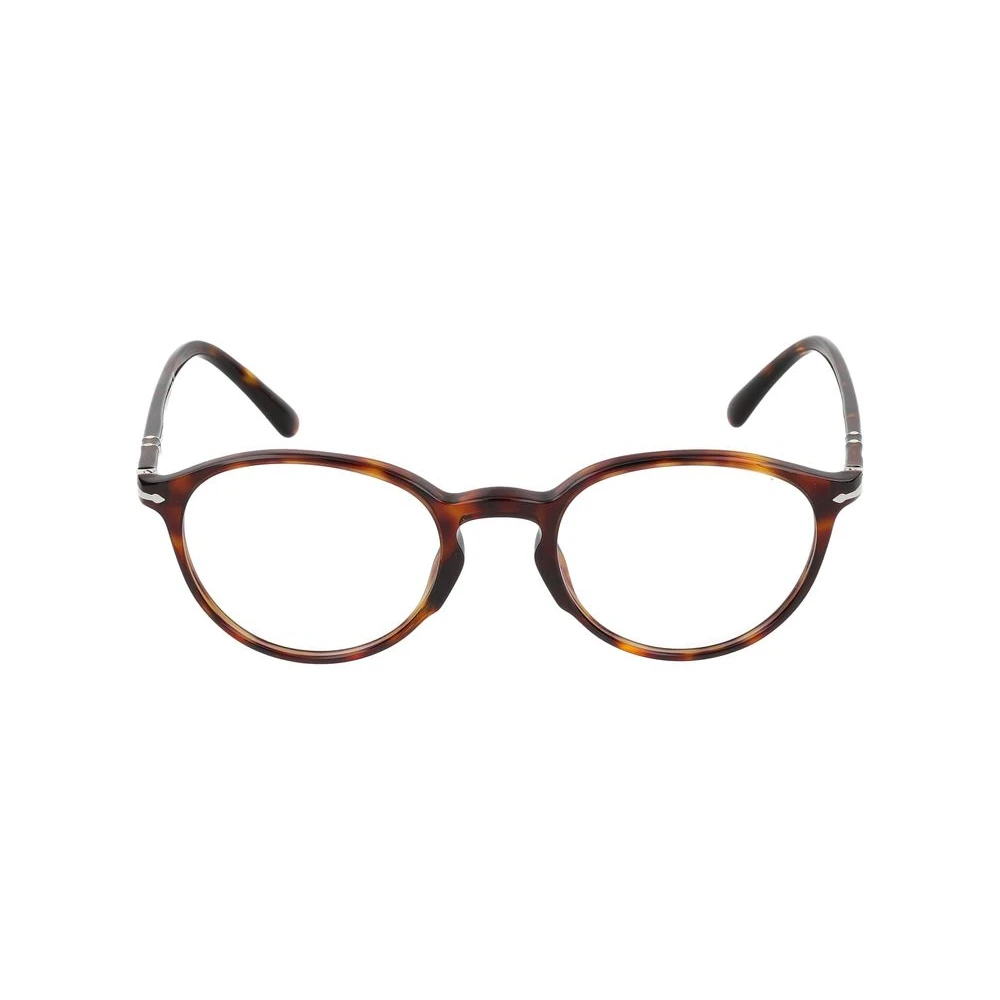 Persol Unisex Brown Glasses, 51 Mm, Stylish Eyeglasses With Upc Code