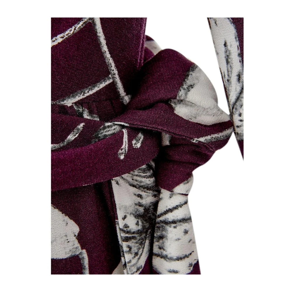 Lardini Luxe Paarse Viscose Jurk voor Evenementen Purple Dames