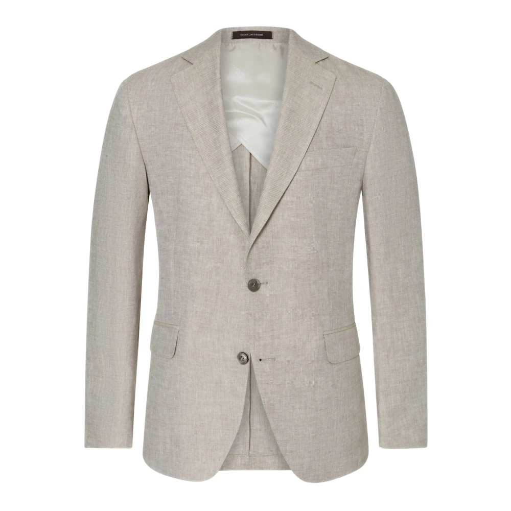 Oscar Jacobson Blazers Beige Heren