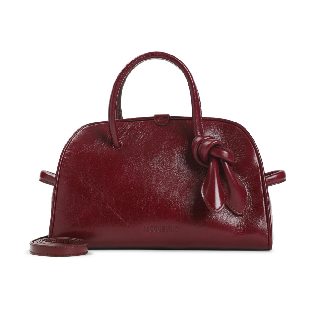 Jacquemus Red Handbags, Female, One Size, The Small Turismo Bag