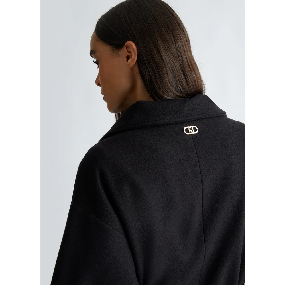 Liu Jo Korte wollen jas Black Dames