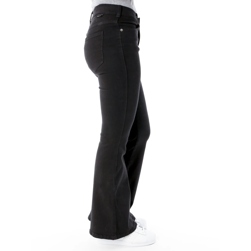 Dr. Denim Flared Jeans Black Dames