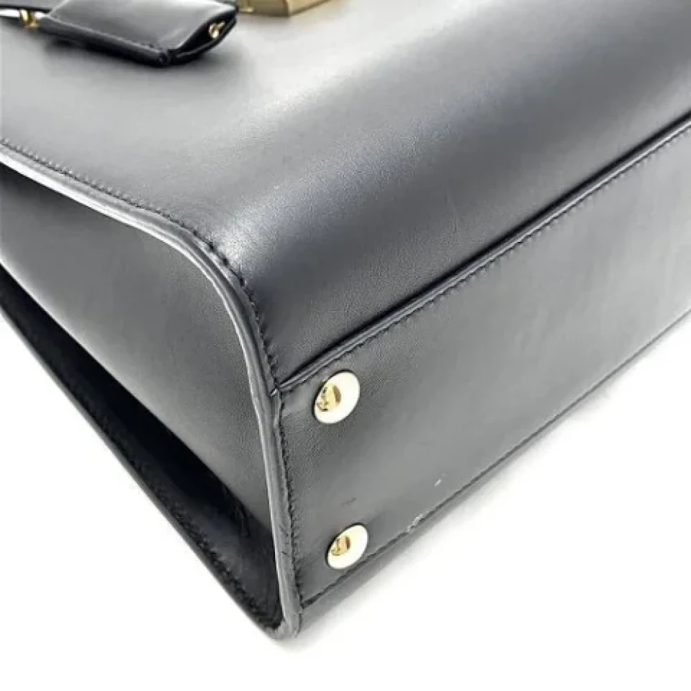 Salvatore Ferragamo Pre-owned Leather handbags Black Dames