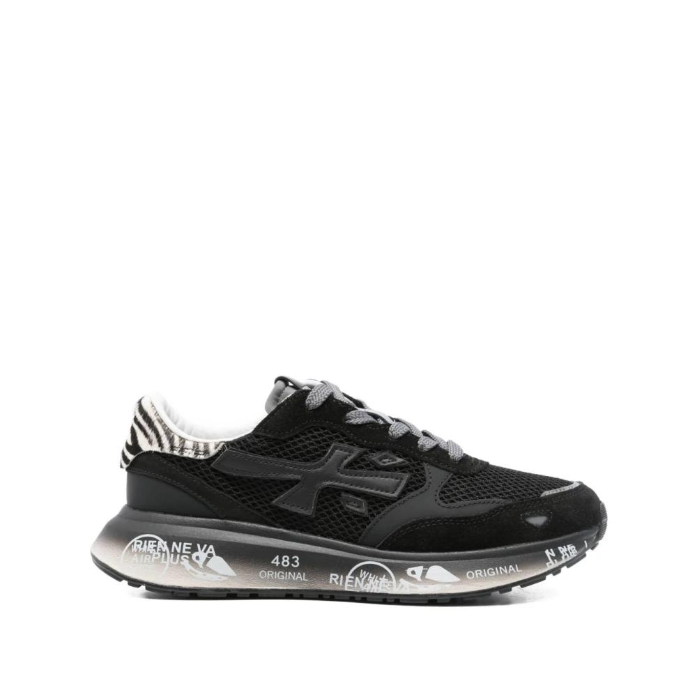Premiata Stijlvolle Zwarte Sneakers Aw25 Dames Schoenen