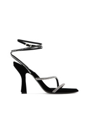 Giglio Velvet  heeled sandals
