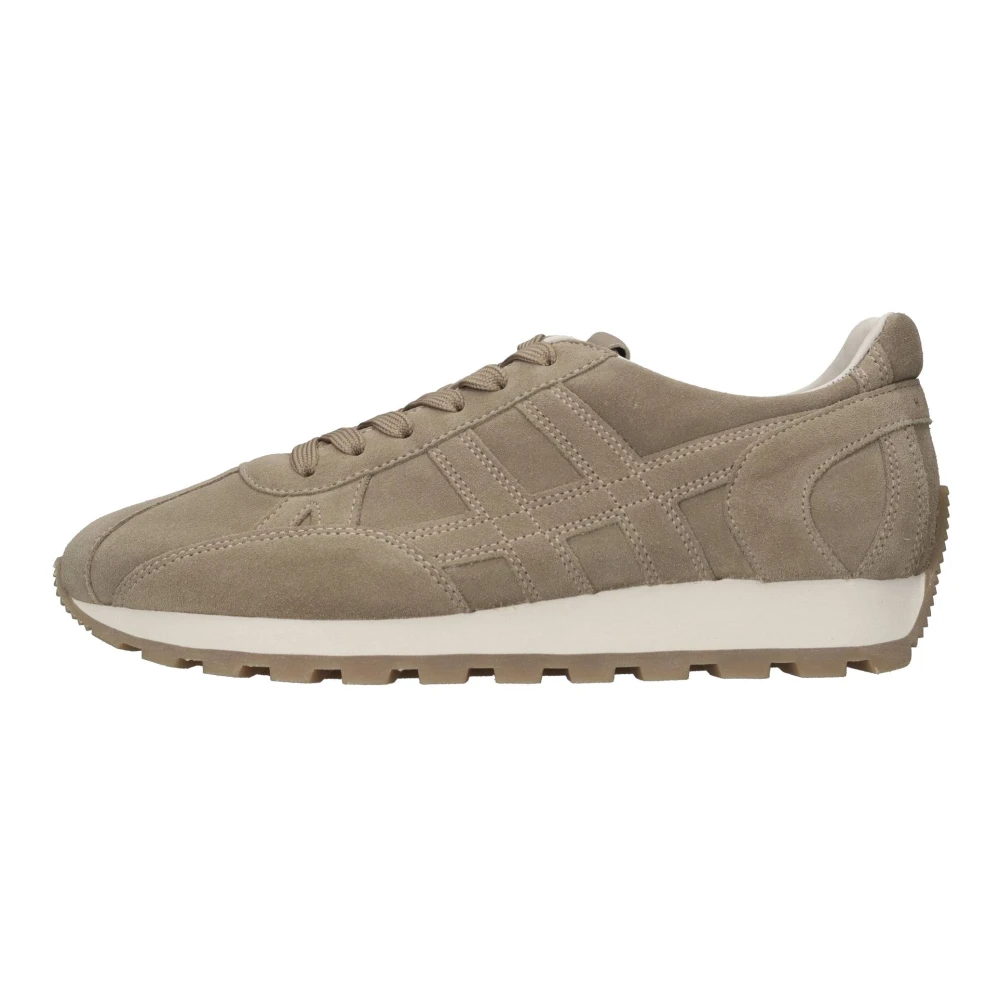 Hogan Suede Trainers Heren Schoenen Beige
