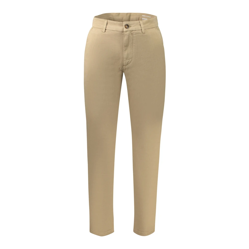North Sails Men's Beige Defender Slim-Fit Chino - Chinos - W33 - Trousers