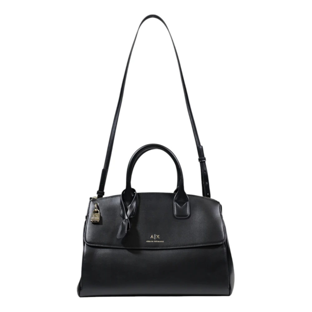 Armani Exchange Middelgrote Polyester Dames Tas Collectie Black Dames
