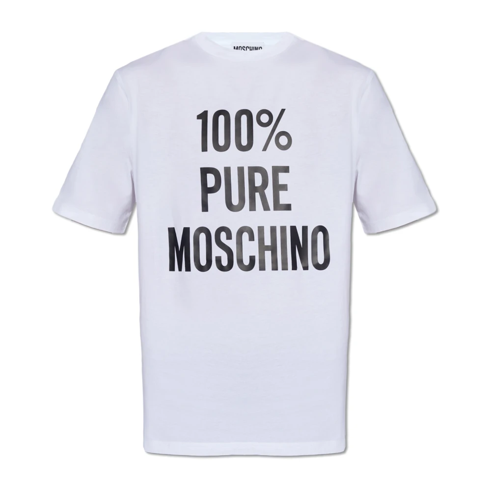 Moschino Uomo Bianco Top, S, New,