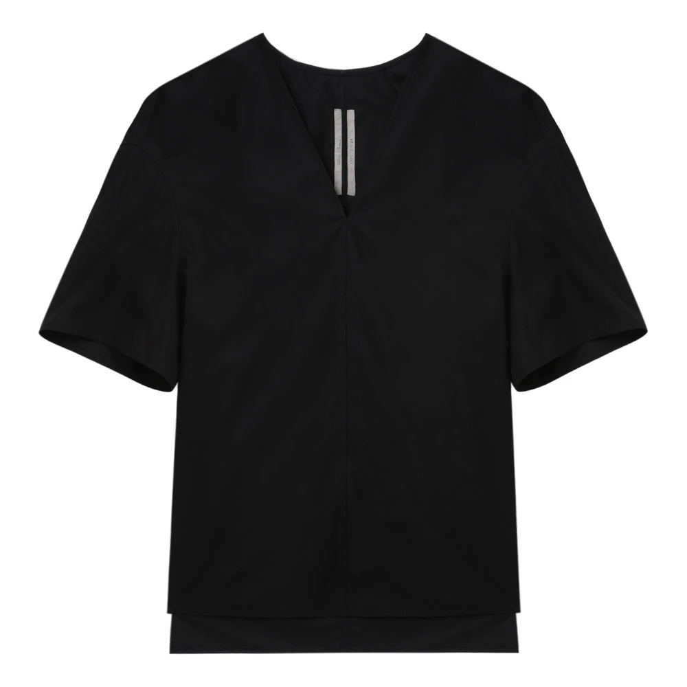 Rick Owens Casual Zwarte T-shirt met korte mouwen Black Dames