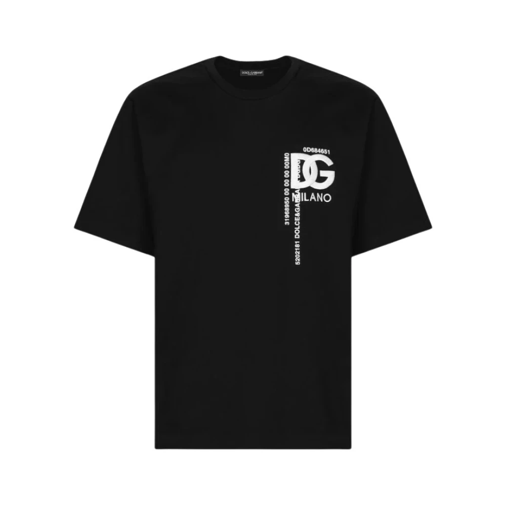 Dolce & Gabbana Zwarte T-shirts en Polos van Dolce Gabbana Black Heren