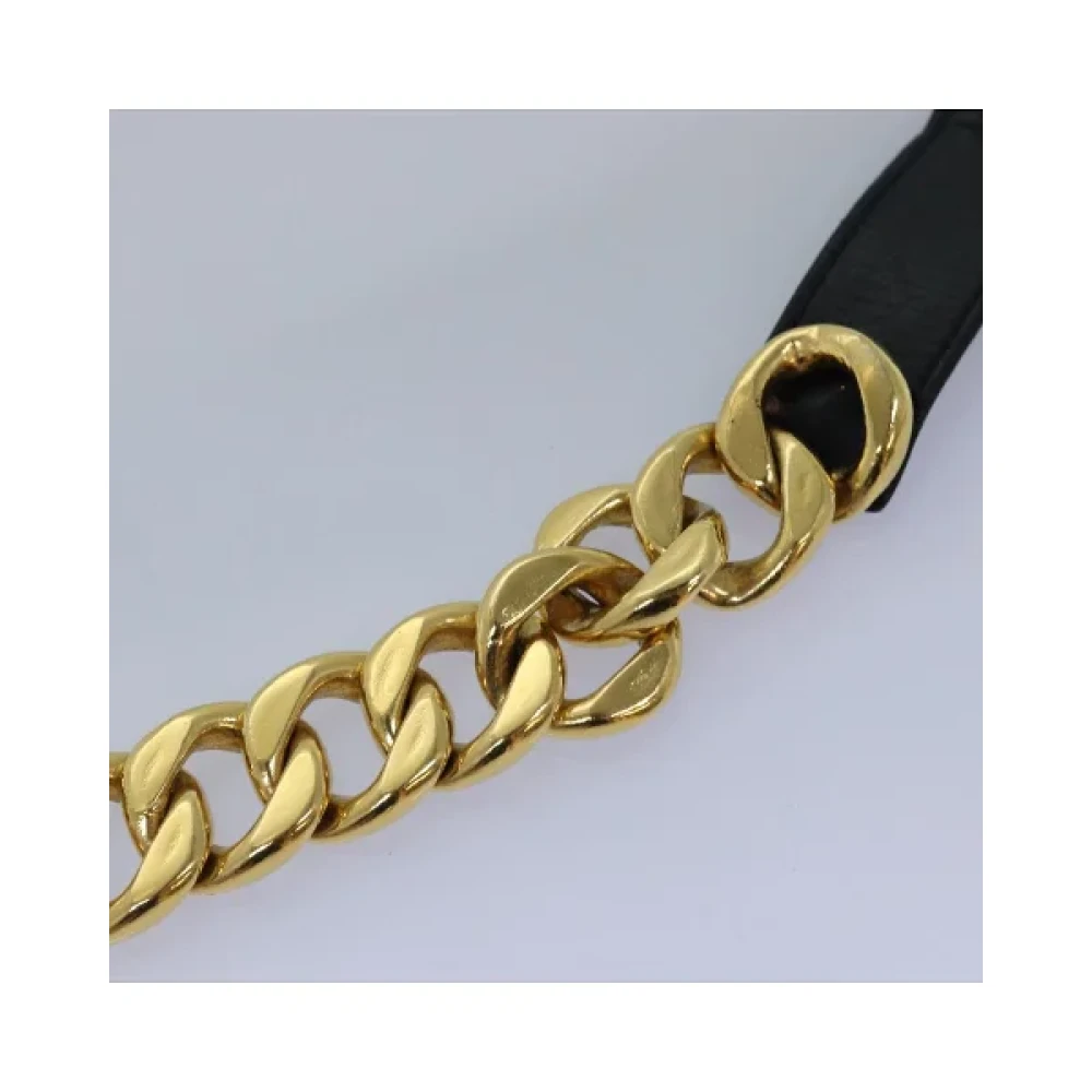 Chanel Vintage Pre-owned Metal belts Yellow Dames