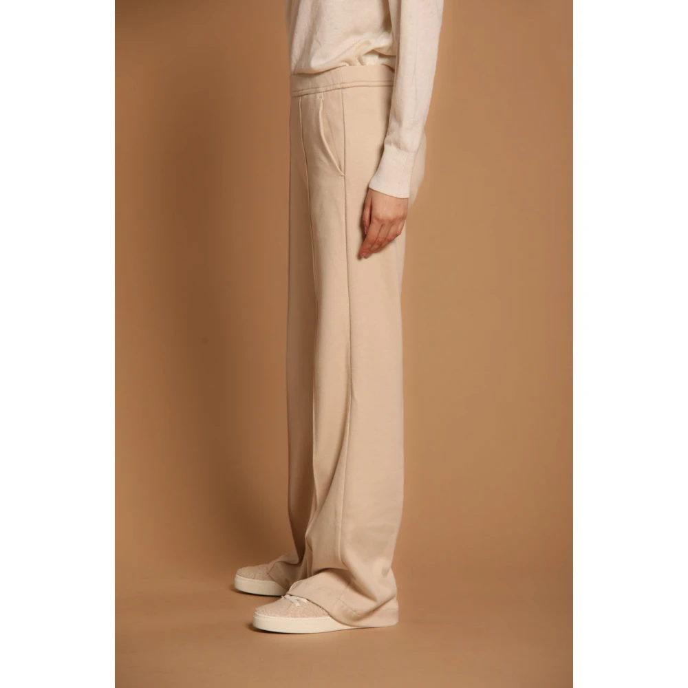 Mason's Crème Chino Joggers Easy Straight Beige Dames