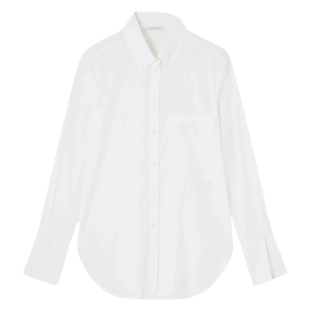 Patrizia Pepe Wit Dames, Blouses & Shirts, : Klein