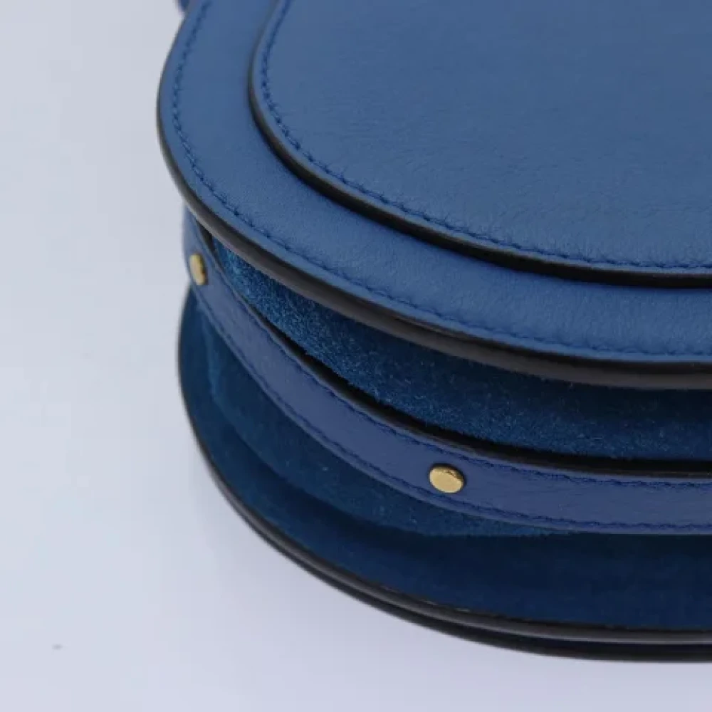 Chloé Pre-owned Leather handbags Blue Dames